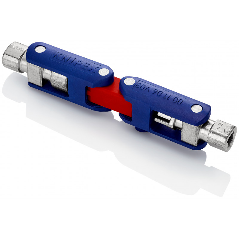 Clé universelle "DoubleJoint" pour armoires de commande - 62mm - KNIPEX | 001106V03