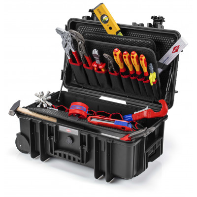 Mallette à outils "Robust26 Move" Sanitaire - Antichoc - Etanche poussière/eau - KNIPEX | 002133S
