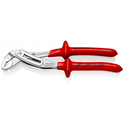 Pince multiprise Alligator® 250mm Gainage surmoulé 1000V Chromée 9 positions - KNIPEX | 8807250