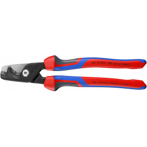 Coupe-câbles StepCut XL - 225mm - Tri-matière - Bruni - Cu / Al Ø23mm/120mm² - KNIPEX | 9512225