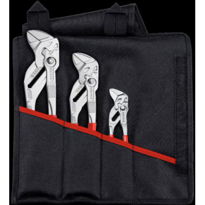 Assortiment de 3 pinces-clés en trousse tissu 86 03 150/250/300 - KNIPEX | 001955S7