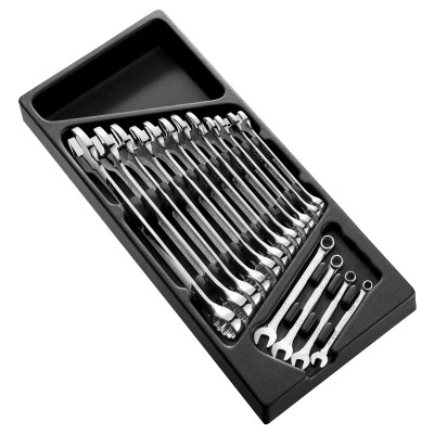 Plateau vide module 16 clés mixtes - Expert by Facom | E113557