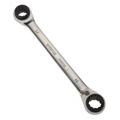 Cle a cliquet 4 en 1 - 16x17 - 18x19 mm  - VIRAX | 310332
