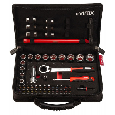 Coffret cle robinet + douil trav - 51pcs  - VIRAX | 310410