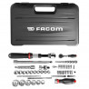 Coffret MBOX serrage 1/4 & 1/2 OGV® Grip, plateau mousse (60 pces) - Facom | RS.GRPPB