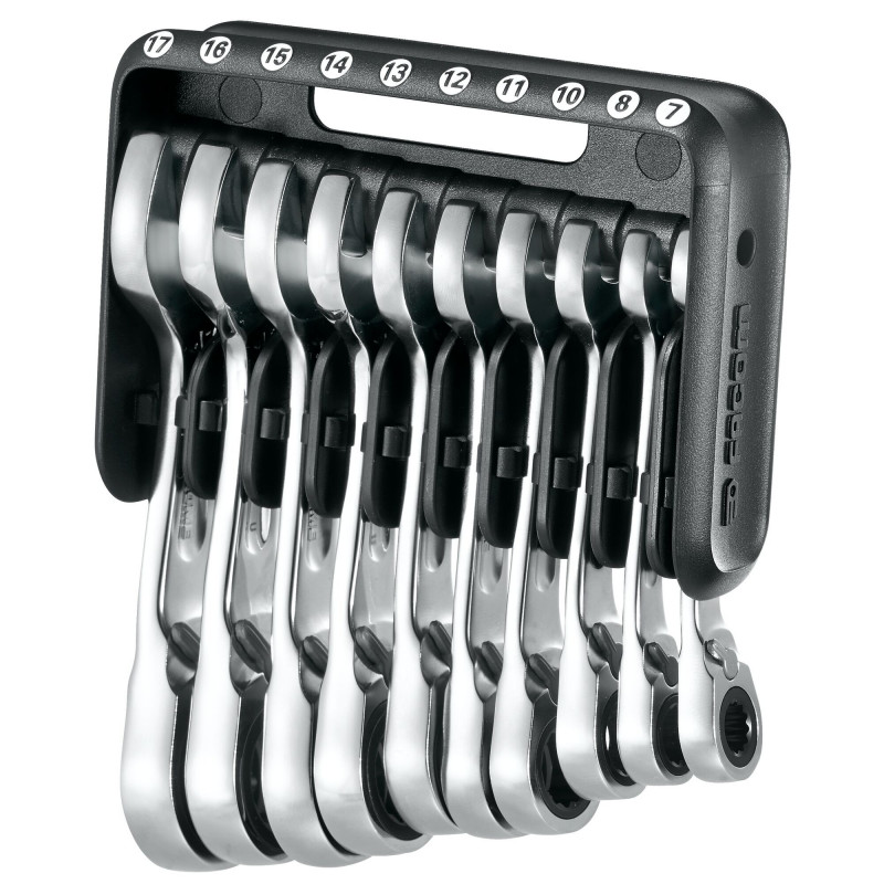 JEU 10 CLES MIXTES A CLIQUET BOITE CARTON MOB