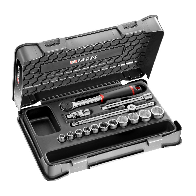 Coffret douilles 3/8" 12 pans - Facom | J.161-2P12U