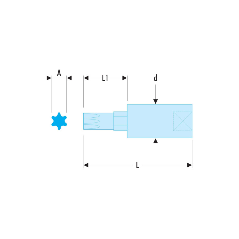 Douille 1/4" OGVGRIP 6p 6 mm - Facom | RTM.6GRP