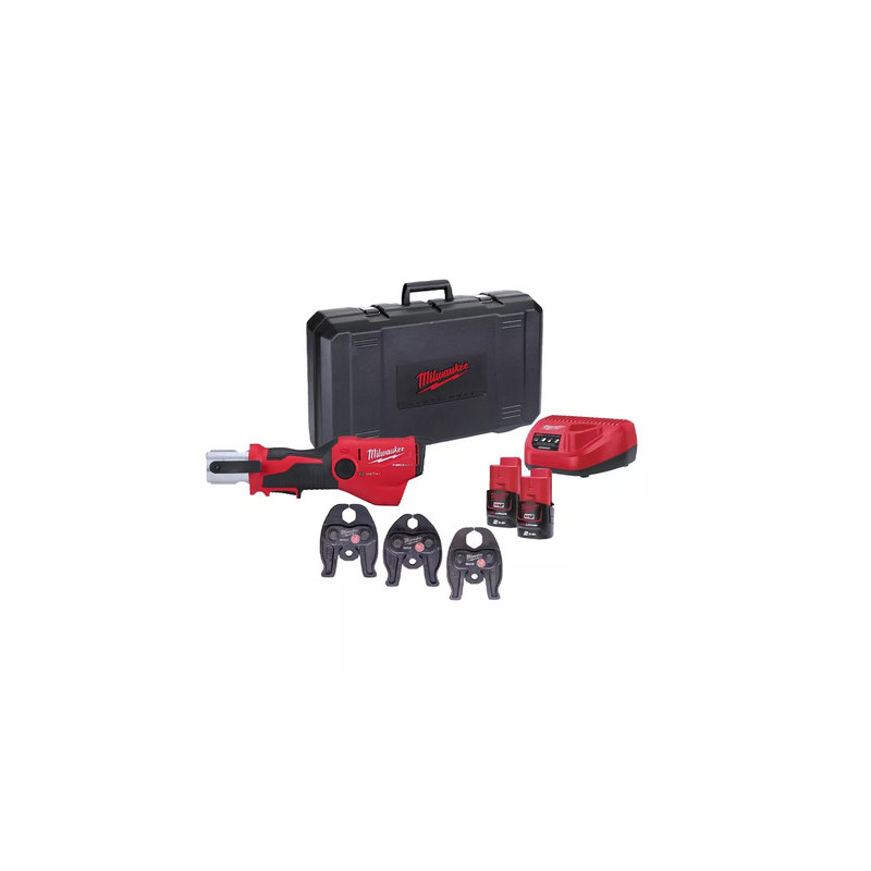 Sertisseuse ONE KEY, 12V, 2 Ah, 3 Mâchoires Profil V - Milwaukee | 4933481034