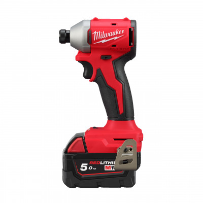M18 BLIDR-502X - Visseuse à chocs compacte Hex 1/4 BRUSHLESS, 18V, 5,0Ah, 3 vitesses, 190 Nm - Milwaukee | 4933492843