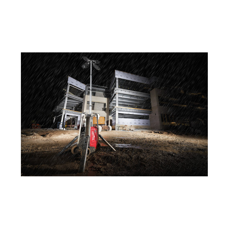 Tour d'éclairage MX FUEL, 27 000 Lumens, mât motorisé de 3,1m, Trueview Technologie, sans batterie - Milwaukee | 4933492340