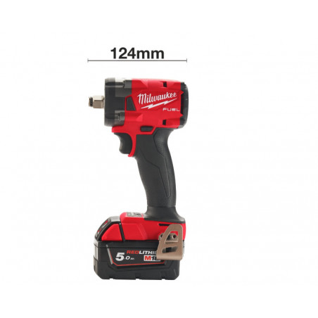 Boulonneuse à chocs compacte avec fixation O'ring FUEL ,carré 1/2'', 18v, sans batterie - Milwaukee | 4933498058