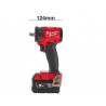 Boulonneuse à chocs compacte avec fixation O'ring FUEL ,carré 1/2'', 18v, sans batterie - Milwaukee | 4933498058