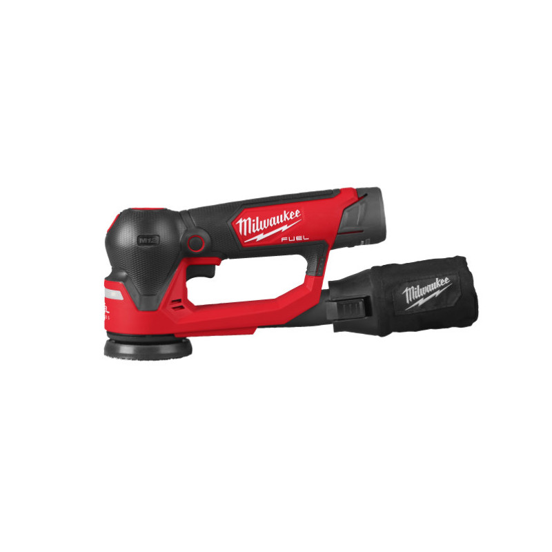 Ponceuse orbitale excentrique 75mm, 12V, 2Ah - Milwaukee | 4933498233