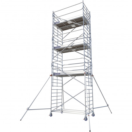 ECHAFAUDAGE ROULANT ALU - DOCKER 150 - LONG. 2M54 - LARG. 1M50 - GC LISSES - Duarib LD | 7225020