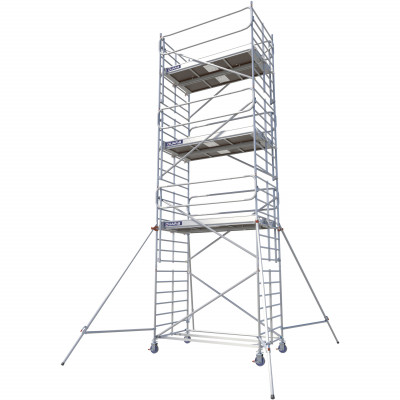 ECHAFAUDAGE ROULANT ALU - DOCKER 150 - LONG. 2M54 - LARG. 1M50 - GC MONOBLOC - Duarib LD | 7225022