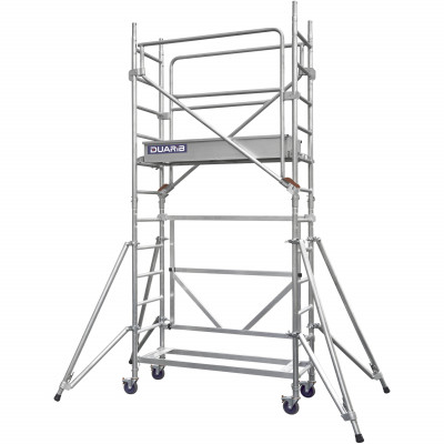 ECHAFAUDAGE ROULANT ALUMINIUM - DOCKER MINI - LONGUEUR 1M44 - GC MONOBLOC - Duarib | 7014001