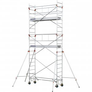 ECHAFAUDAGE ROULANT ACIER - ROLLSTAR - LONGUEUR 2M54 - GC MONOBLOC - Duarib LD | 8325032