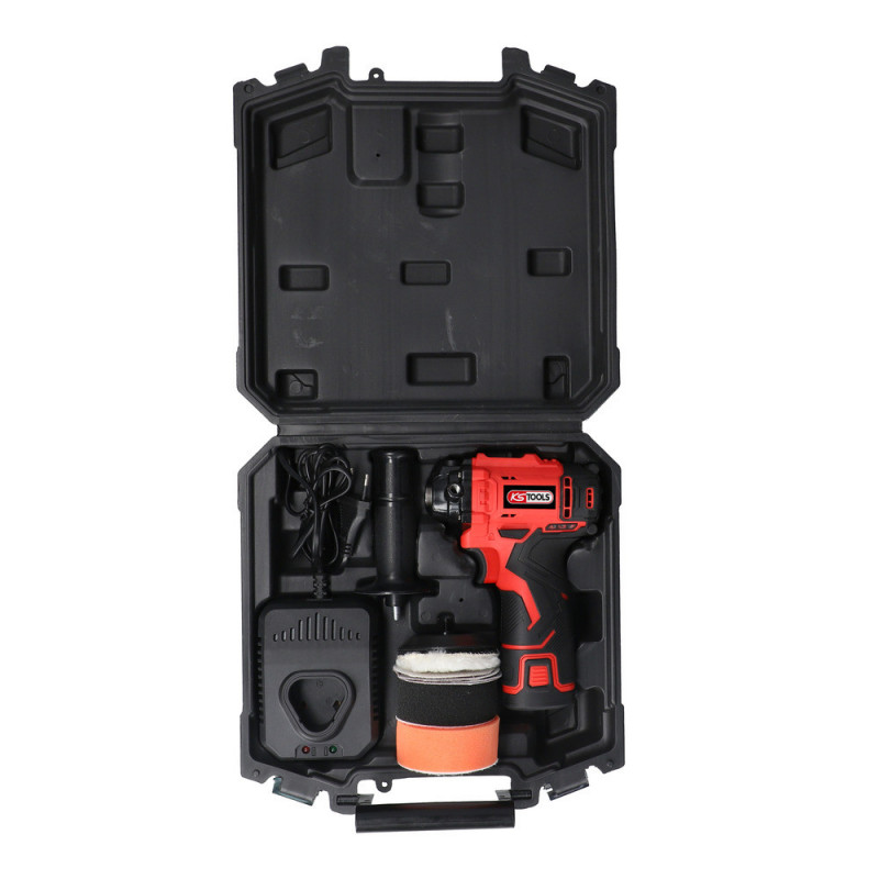 Polisseuse Sans Fil, Polisseuse Orbitale De 12,7 Cm Pour Voitures, 8 Vitesses Variables De 5500 Tr/min, 2 Batteries Rechargeables De 12 V, Kit De