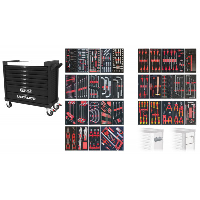 Servante XL 7 tir, 562 outils - KSTools | 825.7562