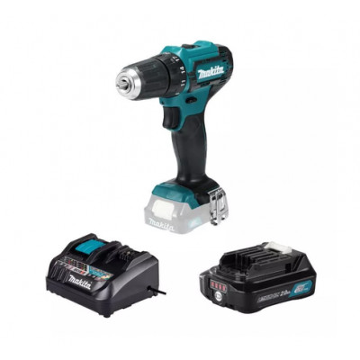 Pack machines, perceuse visseuse DF333DZ avec batterie 12V - 2Ah BL1021B et 1 chargeur DC18RE - MAKITA | LOT0219
