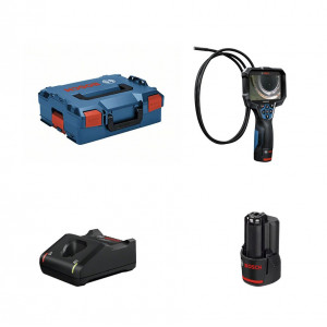 Caméra d'inspection connectée GIC 12V-5-27 C + Câble 1,5m + Accessoires + Batterie GBA 12V 2.0Ah  - BOSCH | 0601241401