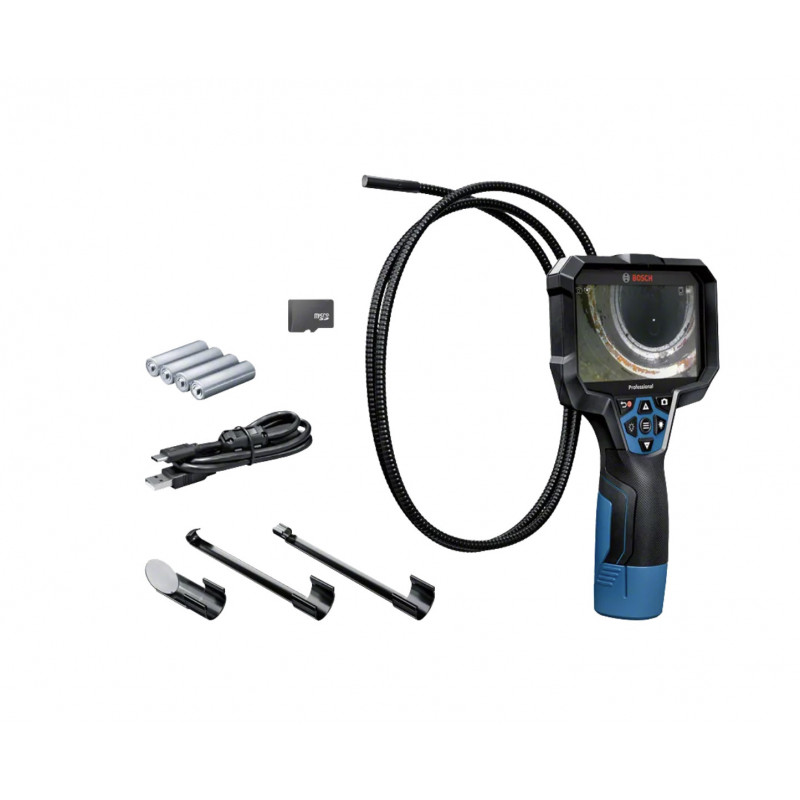 Caméra d'inspection connectée GIC 12V-5-27 C + Câble 1,5m + Accessoires - BOSCH | 0601241400