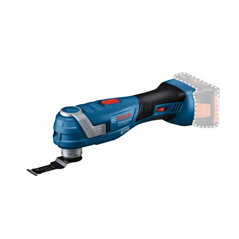 Découpeur ponceur sans fil GOP 18V-34 solo (C) - BOSCH | 06018G2001