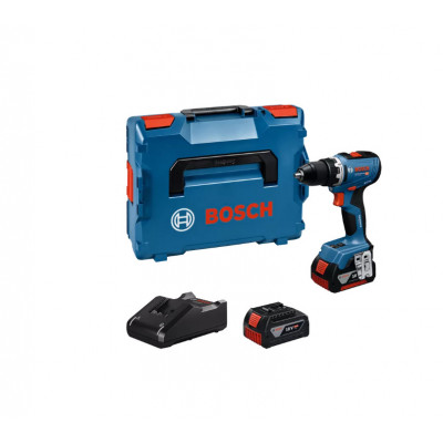 Perceuse-visseuse GSR 18V-65 + GBA 2x5,0Ah + GAL 18V-40 L - BOSCH | 06019N3203