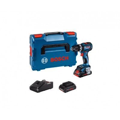 Perceuse à percussion GSB 18V-90 C + ProCORE18V 2x4,0Ah + GAL 18V-40 L - BOSCH | 06019K6104