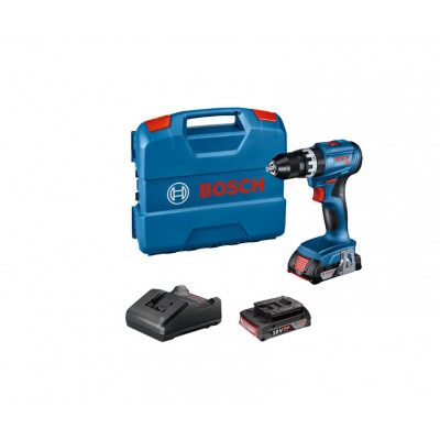 Perceuse à percussion GSB 18V-45 + GBA 2x2,0Ah + GAL 18V-20 LC - BOSCH | 06019K3302