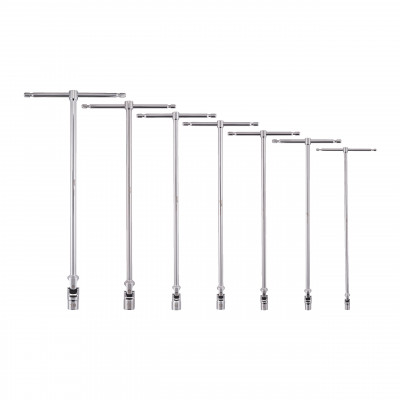 SET CLÉ À DOUILLES EN T AVEC JOINT - 7 PCS  - Milwaukee | 4932492674