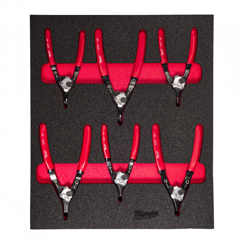 MODULE PINCE CIRCLIP 6PCS  - Milwaukee | 4932493633