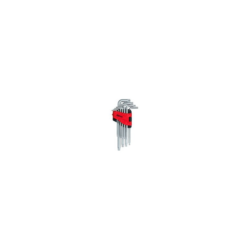 Jeu de clés male TORX KS, 8 pièces T10 T15 T20 T25 T30 T40 T45 T50   KS Tools | 151.2300