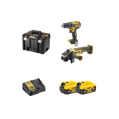 Kit 2 outils XR 18V 5Ah Li-Ion - Dewalt | DCK2020P2T
