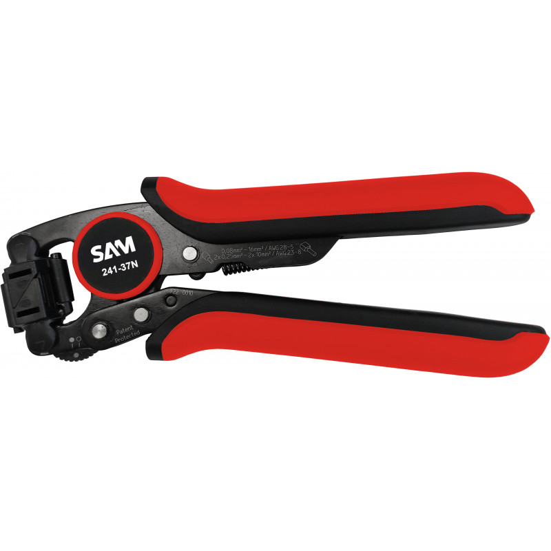 PINCE A SERTIR BI-MATIERE POUR EMBOUTS DE PROTECTION - SAM | 241-37N