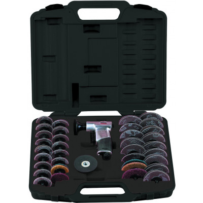 PONCEUSE ROTATIVE REVOLVER 50-75 MM + 120 DISQUES - COFFRET - SAM | RC163BC