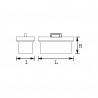COFFRE DE CHANTIER METALLIQUE - L 480 MM - VIDE - SAM | SAM-517-PCV