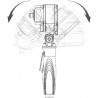 CLE A CHOCS 1/2'' COMPACTE A TETE PIVOTANTE - SAM | RC2851