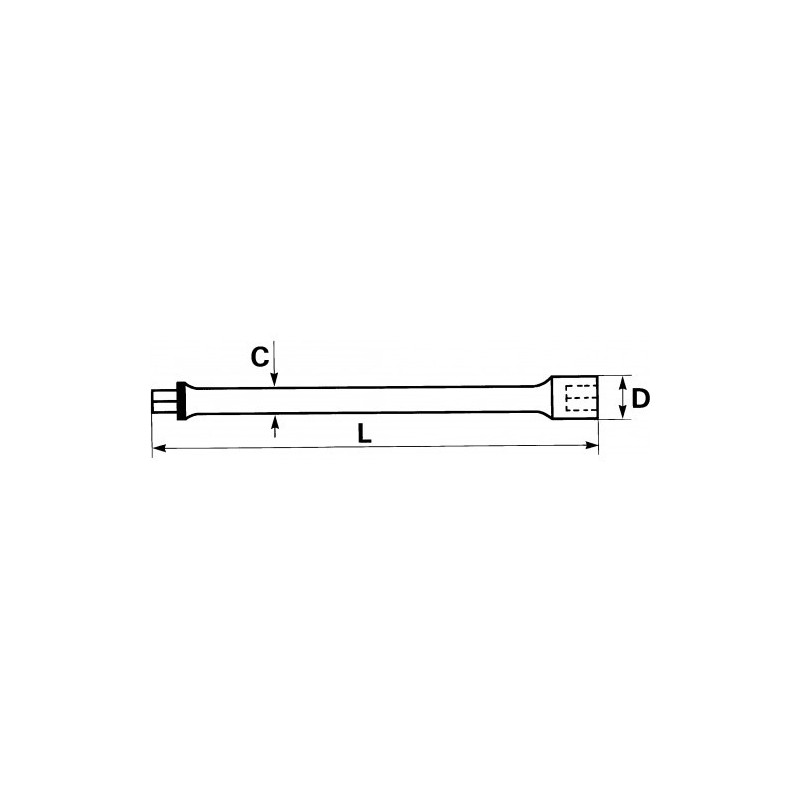 RALLONGE COURTE 3/4'' - SAM | C-208