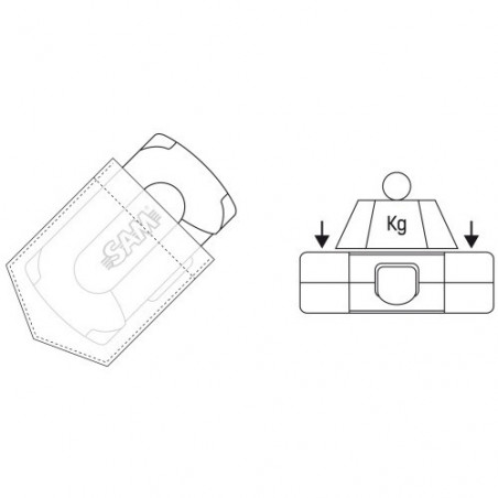 COFFRET SERRAGE-VISSAGE 40 OUTILS 1/4'' - SAM | 73-R40