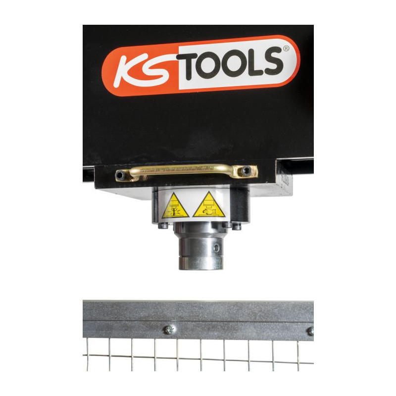 Description | Presse hydraulique, 20 tonnes à pompe hydraulique 2 vitesses - KS Tools | 160.0113