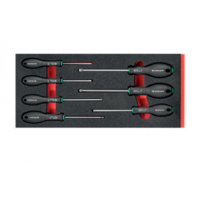 Jeu de 6 tournevis Ergotwist torx en module mousse - FACOM | MODM.BTX1PF
