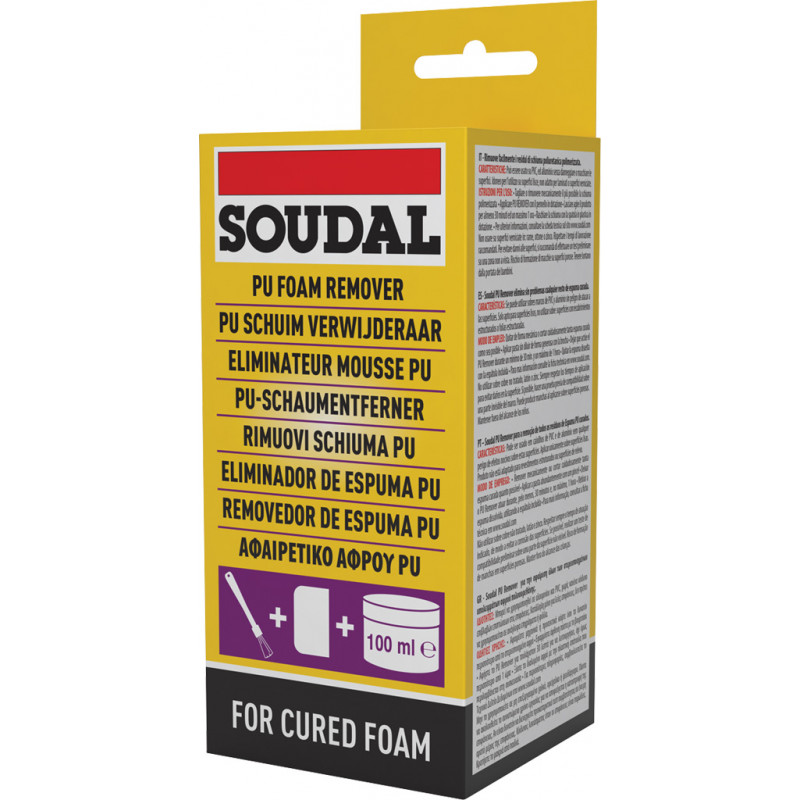 Nettoyant mousse PU sèche Cartouche 100 ML - SOUDAL | 115778