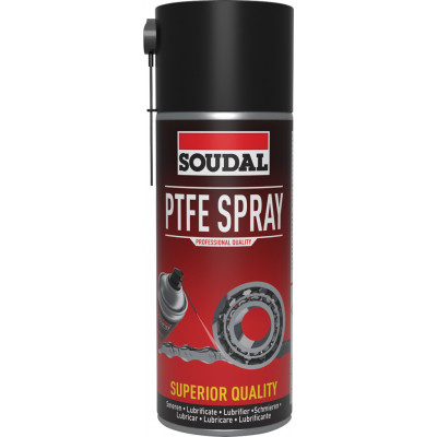 Lubrifiant PTFE en Spray Aérosol 400 ML - SOUDAL | 119705