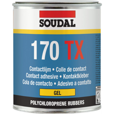 Colle néoprène Gel 170 TX Pot 750 ML - SOUDAL | 125778