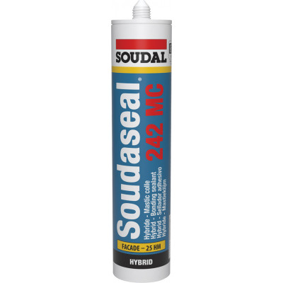 Mastic-colle SOUDASEAL 242 MC Blanc Cartouche 290 ML - SOUDAL | 131185