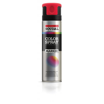 Traceur de Chantier Color Spray Vert Fluo Aérosol 500 ML - SOUDAL | 155990