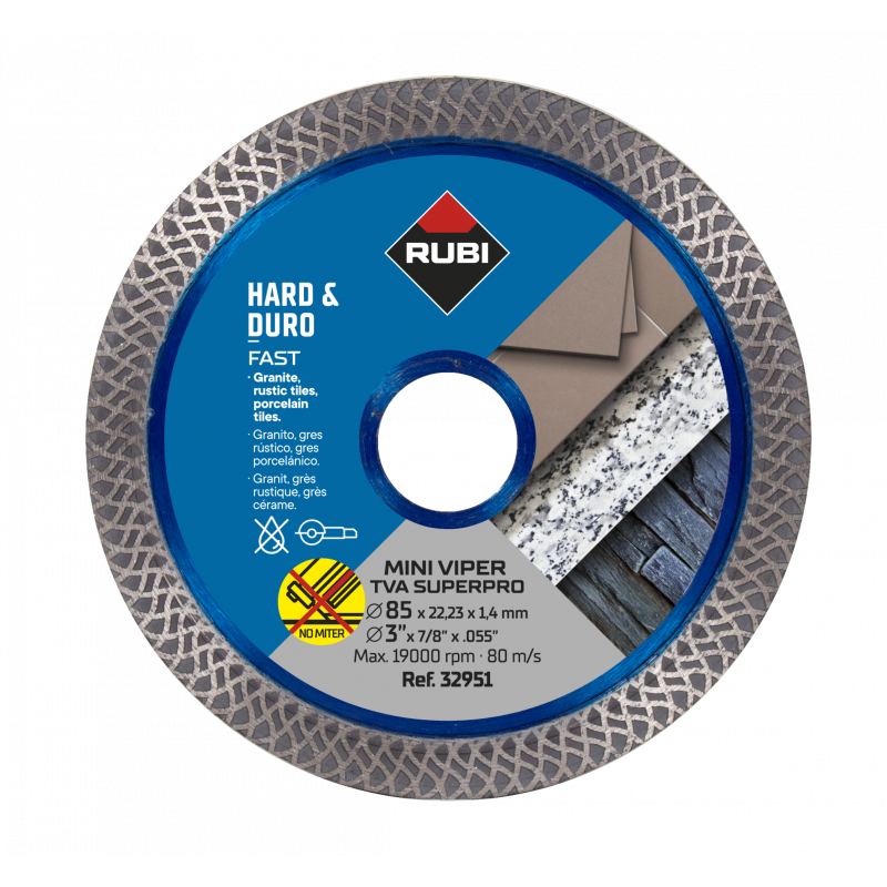 Disque MINI VIPER-TVA 85 SUPERPRO - RUBI | 32951
