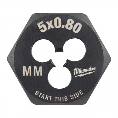 Filière de filetage HEX métrique M6-1.00 - Blister - Milwaukee | 4932500614